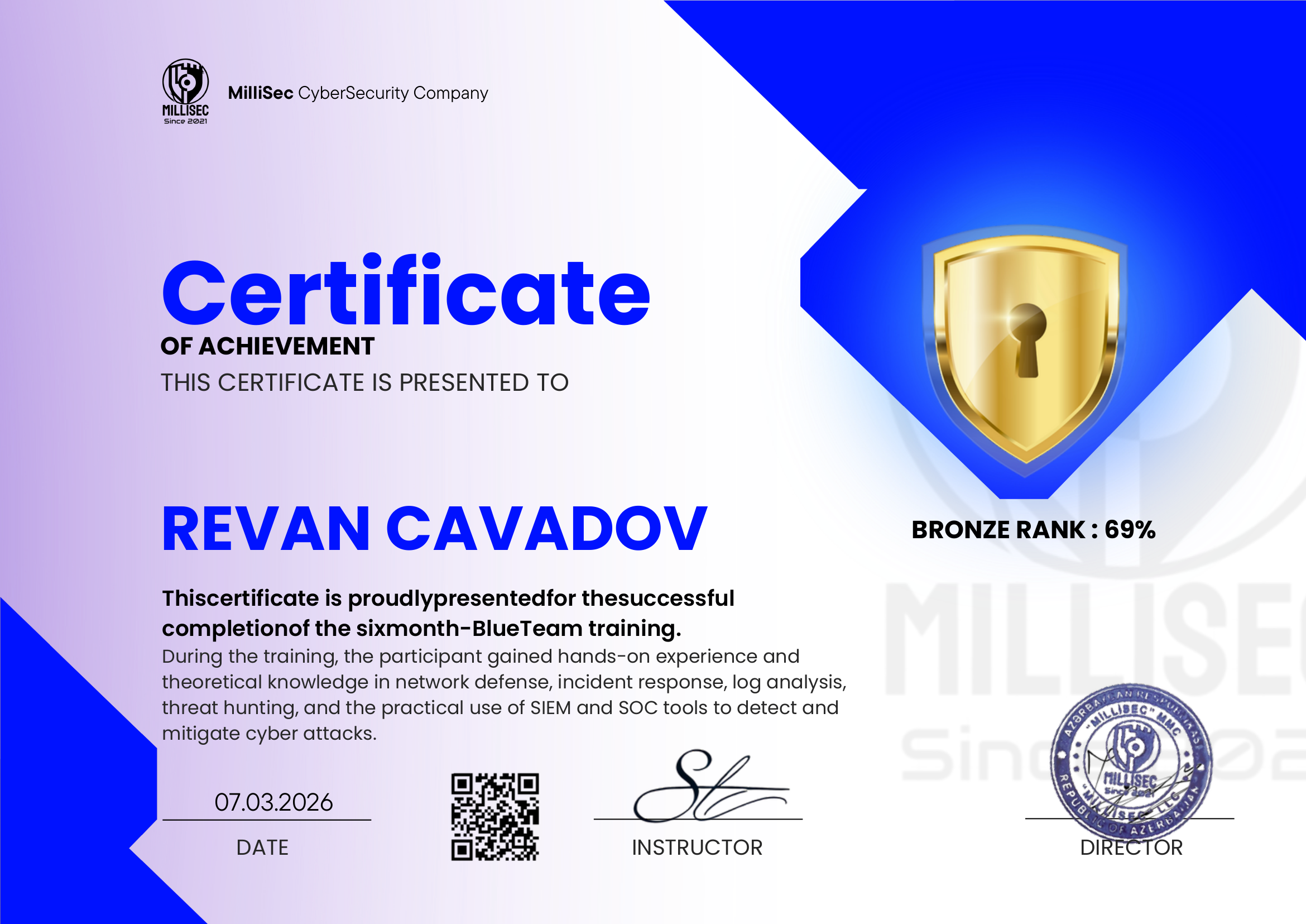 Sertifikat Önizləmə - Səhifə 1